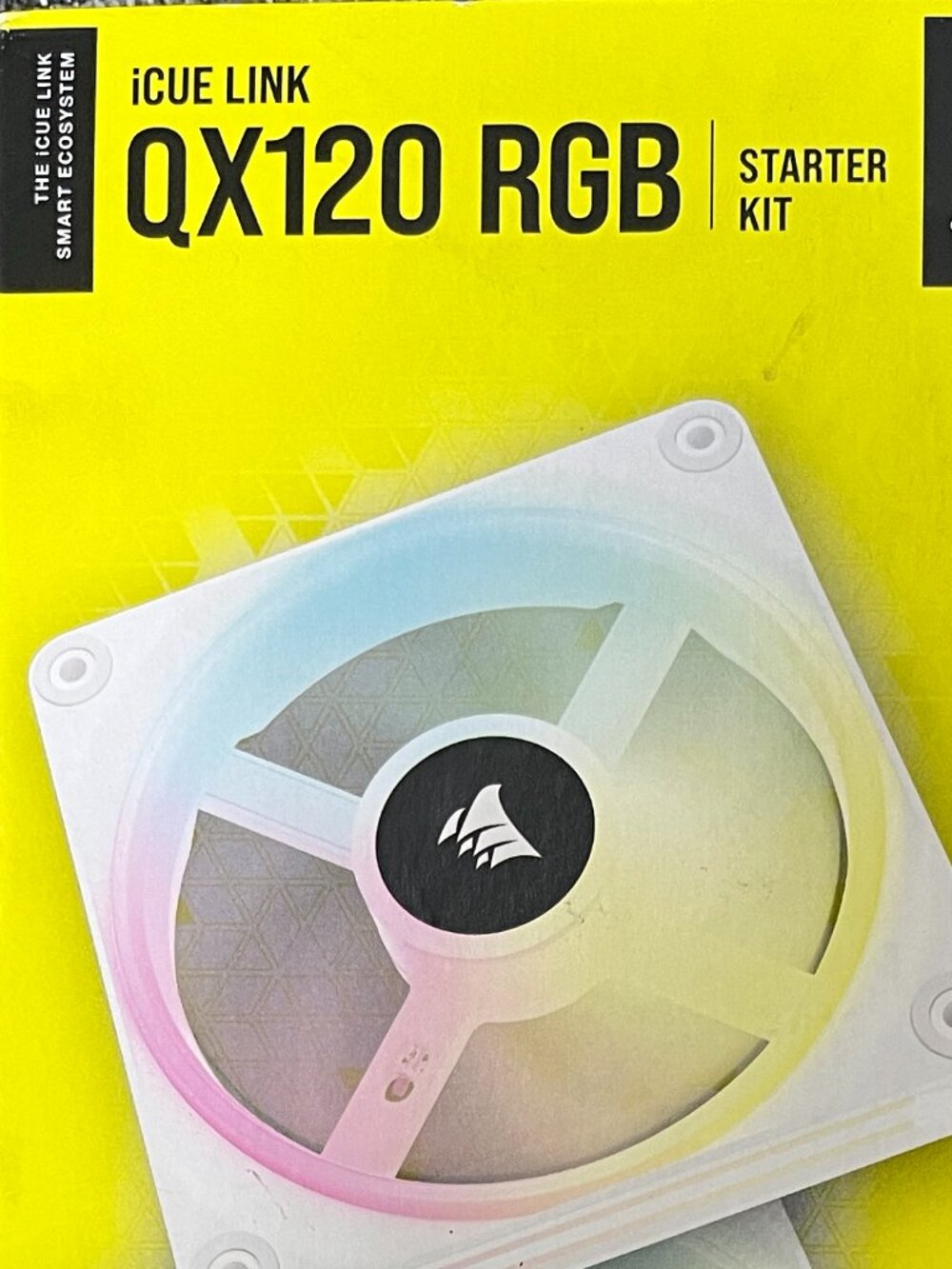 QX120 RGB Icue link Triple Fan Starter Kit